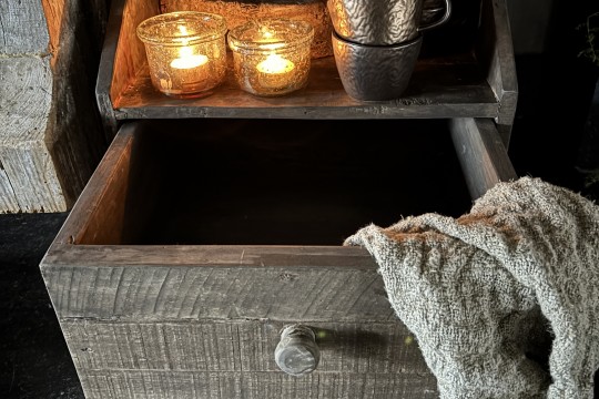 Gruttersbak -Driftwood met 1 lade